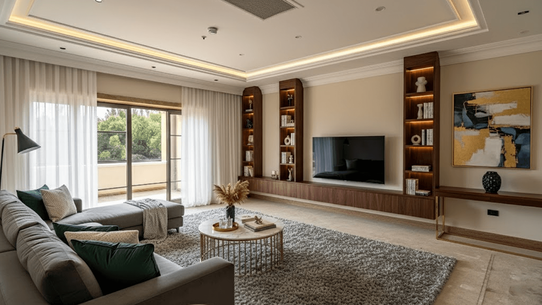 After interior design space